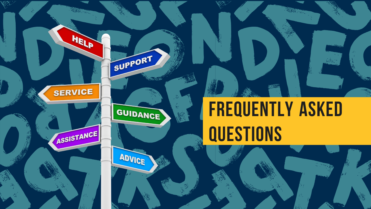 Image shows zig zag background with green and blue. The image says get support.